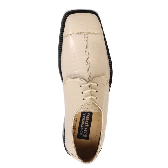 LIBERTYZENO Men's Cream Lace-Up Shoes - Picture 4 of 7